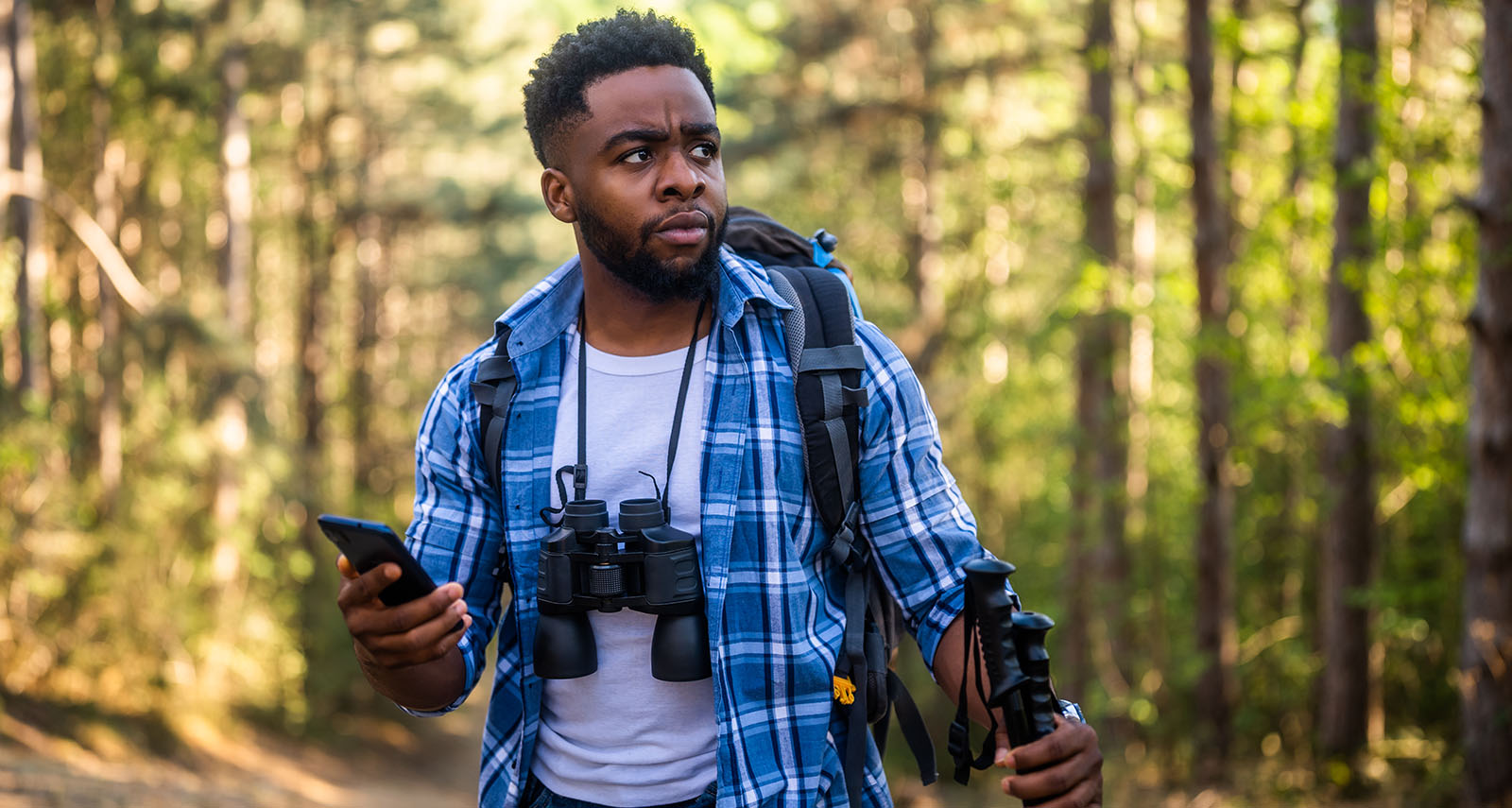man geocaching